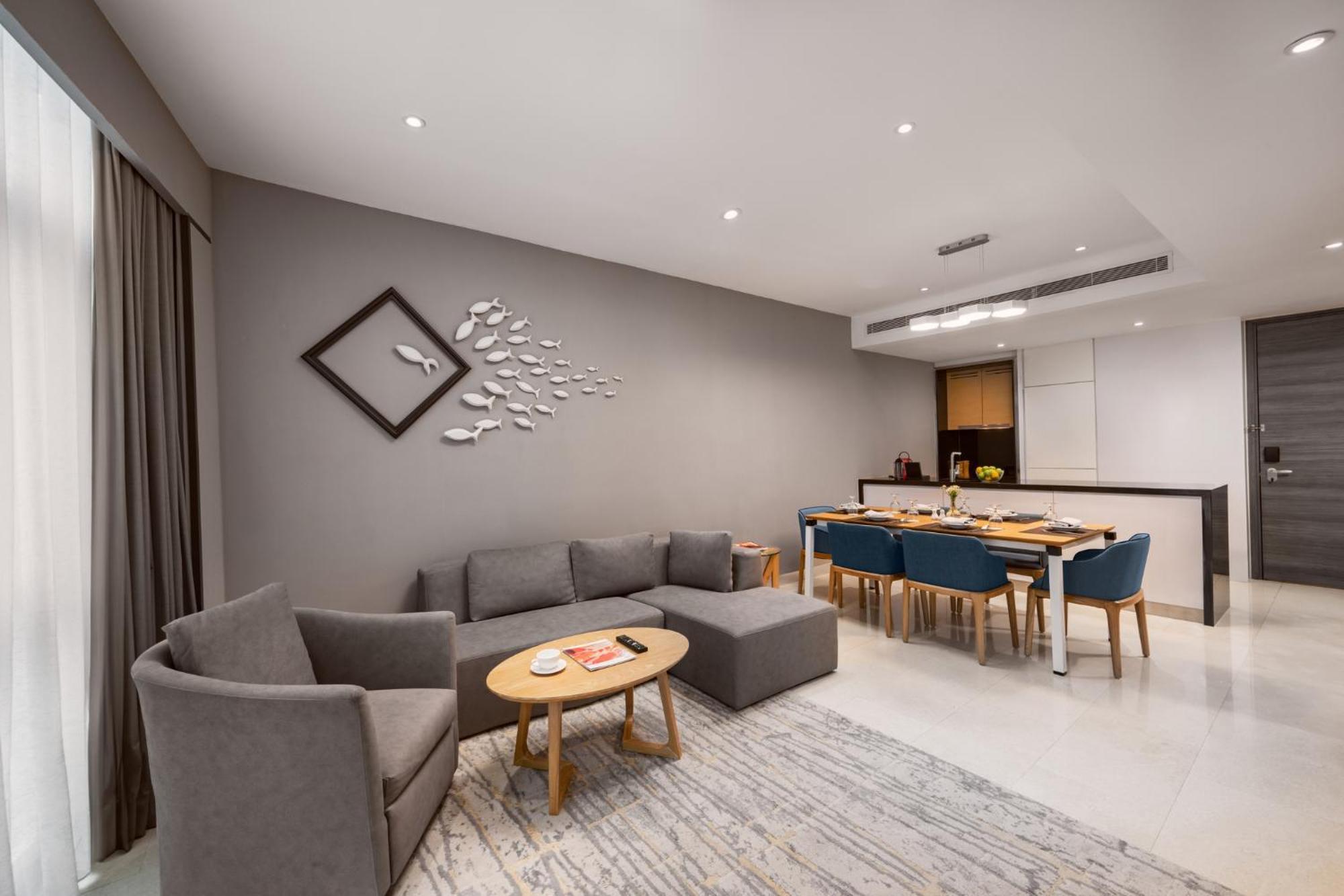 Fraser Place Puteri Harbour Nusajaya  Exteriér fotografie A living room in a condominium